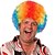 billiga Kostymperuk-korta fluffiga afro peruker-kvinnor män kinky lockigt disco hippie peruk för kostym cosplay halloween fest st.patrick&#039;s day peruker