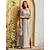 Χαμηλού Κόστους casual φόρεμα-γυναικείο λινό βαμβακερό μάξι φόρεμα γκρι casual χαλαρή εφαρμογή cami resort φορούν φόρεμα διακοπών