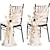 cheap Home &amp; Decor-Wedding Chair Decorations Aisle Pew Artificial Flowers With Hanging Chiffon Fabric 2Pcs Terracotta Orange &amp; Black For Ceremony Reception Floral Rose Arrangement Party Outdoor Decor