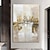 お買い得  油絵-大きな手描きの金箔の絵画キャンバス抽象ベージュ油絵高級アートテクスチャ絵画手描きアートゴールデン油絵壁の装飾ホテルの装飾
