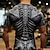 Χαμηλού Κόστους Ανδρικά 3D T-shirts-Γραφική Σκελετός Καθημερινό Υποκουλτούρα Ανδρικά 3D εκτύπωση Μπλουζάκι Υπαίθρια Αθλήματα Αργίες Εξόδου Κοντομάνικη μπλούζα Μαύρο 4 Μαύρο 1 Μαύρο 3 Κοντομάνικο Στρογγυλή Ψηλή Λαιμόκοψη Πουκάμισο