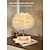 tanie Lampy stołowe-Lampa stołowa z piórami lampka nocna do sypialni kreatywne proste nowoczesne lampki nocne
