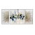 זול ציורים אבסטרקטיים-תמונת נייר כסף מופשטת 3 יחידות מצוירת ביד ציור שמן על בד אמנות קיר לסלון עיצוב בית קנבס מגולגל (ללא מסגרת)