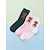 baratos meias9-3 pares de meias femininas de algodão, casuais, vintage, retrô, esportivas