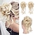 cheap Chignons-3pcs Chignons Messy Bun Hair Piece Set Messy Hair Bun Scrunchies for Women Tousled Updo Bun Synthetic Wavy Curly Chignon Ponytail Hairpiece for Daily Wear