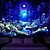 abordables Tapices de luz negra-Tapiz de luz negra UV reactivo que brilla en la oscuridad bosque trippy camino brumoso naturaleza paisaje colgante tapiz pared arte mural para sala dormitorio