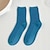 billige sokker 9-6 par damebesætningsstrømper arbejde ferie ensfarvet bomuld sporty enkle afslappede sportsstrømper