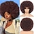 billige Kostymeparykk-afro parykker for svarte kvinner 10 tommer afro krøllete parykk 70-talls store sprettende og myke naturlige helparykker til fest cosplay afro parykk