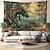 cheap Animal Tapestries-Vintage Dragon Hanging Tapestry Wall Art Large Tapestry Mural Decor Photograph Backdrop Blanket Curtain Home Bedroom Living Room Decoration