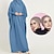 billiga Arabisk muslim-set med kvinnors arabiska muslimsk klänning burka ramadan dubai islamisk arabisk solid klänning undersjal slöja hijab huva solid halsduk turbaner huvuddukar 2 st kvinnor ramadan arabiska muslimska