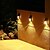 cheap Outdoor Wall Lights-1pc Solar rechargeable outdoor stainless steel wall lamp villa balcony home outdoor waterproof human body induction garden lamp