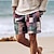 voordelige Board shorts-Voor heren Boardshorts Zwemshorts Lange zwembroeken Trekkoord met Mesh-voering Elastische taille Kleurenblok Kleurrijk Sneldrogend Korte Feestdagen Strand Hawaii Casual Geel Blozend Roze