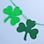 levne Den svatého Patrika party dekorace-10ks sv. ozdoby na den Patrika zelený jetel banner závěsné ozdoby jetel, pro den svatého Patrika šťastnou irskou párty potřeby, zelená a světle zelená barva závěsná dekorace