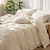 billige eksklusivt design-sengetøy dynetrekk sett - 1 dynetrekk med 2/1 pute shams - 3/2 stykker dynetrekk med glidelås lukking salvie grønn fersken puzz rød blå gul hvit svart