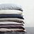 preiswerte Bettlakensets-Kissenbezüge aus 100 % französischem Leinen im Grundstil – 2er-Pack – einfarbig, natürlicher Flachs, weich und atmungsaktiv – Leinen, 48 x 74 cm