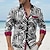 billige Hawaii-skjorte for menn-leaf tropical men&#039;s resort hawaiian 3d-trykt skjorte knapp med kortermet sommerskjorte ferie daglig slitasje s til 3xl