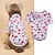 preiswerte Hundekleidung-Valentinstag neue Haustierkleidung Love Note Streifen bunter Aufdruck Hund Katze Hut Pullover