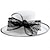 お買い得  パーティーハット-帽子亜麻ボウラー/クローシュ帽子太陽の帽子シナメイ帽子結婚式のティーパーティーエレガントな結婚式ちょう結びのかぶと帽子