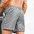 billiga simshorts för män-Herr Boardshorts Badshorts Utekväll Helgen Andningsfunktion Snabb tork Ficka Snörning Elastisk midja Randig Kort Gymnastik Ledigt Sportkläder Himmelsblå Brun