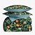 Недорогие эксклюзивный дизайн-L.t.home комплект пододеяльников из 100% хлопка и сатина, двусторонний, плотность нити 300, фрукты, вдохновленный элитным комплектом постельного белья Уильяма Морриса