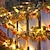 abordables Tiras de Luces LED-Guirnalda de luces solares con flores de rosas, 2m, 20leds, luces de jardín impermeables para el hogar, dormitorio, fiesta, vacaciones, boda, Navidad, decoración del patio