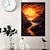 voordelige Landschappen prints-landschap muurkunst canvas zonsondergang prints en posters foto&#039;s decoratieve stof schilderij voor woonkamer foto&#039;s geen frame