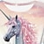 cheap Dresses-Girls&#039; 3D Unicorn Ruffle Dress Pink Sleeveless 3D Print Summer Daily Holiday Casual Beautiful Kids 3-12 Years Casual Dress Tank Dress Above Knee Polyester Regular Fit