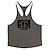 levne Pánská 3D trička-gym warriors pánská grafická vesta černobílé tílko 3d košile na léto bavlněné pánské tílko racer zadní písmeno výstřih sportovní denní oblečení bez rukávů