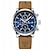Недорогие Кварцевые часы-Poedagar мужские кварцевые часы для спорта на открытом воздухе, модные наручные часы, светящийся календарь, хронограф, водонепроницаемые кожаные часы