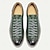 voordelige Heren Oxfordschoenen-Voor heren Oxfords Jurk sneakers Leer Italiaans volnerf rundleer Anti-slip Veters Groen