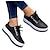 voordelige Damessneakers-Dames Sneakers Grote maten Platform sneakers Witte schoenen Dagelijks Effen Kleur Zomer Lente Herfst Plateau Platte hak Ronde Teen Sportief Casual Wandelen PU Veters Zilver Donkerrood Zwart