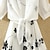 זול של נשים-רטרו\וינטאג&#039; שנות ה-50 שמלות חולצה תלבושות בגדי ריקוד נשים צווארון עגול יום יומי\קז&#039;ואל חולצה