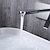 economico Rubinetti per lavandino bagno-Lavandino rubinetto del bagno - A muro / Separato Galvanizzato Installazione a parete Una manopola Due foriBath Taps