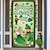 cheap Door Covers-Saint Patrick&#039;s Day Door Covers Door Tapestry Door Curtain Decoration Backdrop Door Banner for Front Door Farmhouse Holiday Party Decor Supplies