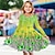 cheap Girl&#039;s 3D Dresses-Carnival Girls&#039; 3D Butterfly Dress Pink Long Sleeve 3D Print Spring Fall Sports &amp; Outdoor Daily Holiday Cute Casual Beautiful Kids 3-12 Years Casual Dress A Line Dress Above Knee Polyester Regular Fit