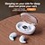 cheap TWS True Wireless Headphones-NIA M96 True Wireless Headphones TWS Earbuds In Ear Bluetooth 5.3 Stereo with Charging Box ENC Environmental Noise Cancellation for  Use