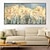 cheap Oil Paintings-Oil Painting hand painted  Tree forest Painting on Canvas handmade Large Abstract Gold Big Golden blue Landscape Acrylic Oil Painting Modern artwork for Living Room Wall Art Decor