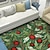 cheap Rugs &amp; Mats &amp; Carpets-Holly Plant Area Rug Kitchen Mat Non-Slip Oil Proof Floor Mat Livingroom Rug Indoor Outdoor Mat Bedroom Decor Bathroom Mat Entrance Rug Door Mat