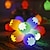 billige LED-kædelys-led påske farverigt revnet æg 1,5m 10leds lysstreng batteridrevet til påskefest fødselsdag hjemmeværelse havehave græsplæne dekorationslys
