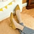 billiga Casual skor för kvinnor-Dam Klackar Plusstorlekar Flyknit skor Utomhus Arbete Dagligen Randig Liten klack Spetsig tå Mode Klassisk Komfort Promenad Flygande vävning Loafers Mandel Svart Gul
