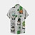 voordelige Hawaiiaans overhemd voor heren-Ierse st.patrick&#039;s day klaver geluk herenresort Hawaiiaans 3D-bedrukt overhemd met knoopsluiting en korte mouwen feestkleding s tot 3xl