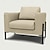 preiswerte IKEA Abdeckungen-Koarp Sesselbezug, 100 % Baumwolltwill, normale Passform, mit Armlehnen, maschinenwaschbar, Ikea Koarp