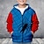 preiswerte 3D-Oberbekleidung für Jungen-Jungen 3D SPIDER Kapuzenshirt Mantel Oberbekleidung Langarm Herbst Winter Aktiv Strassenmode Cool Polyester kinderkleidung 3-12 Jahre Reissverschluss Strasse Täglich Regular Fit