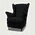 preiswerte IKEA Abdeckungen-strandmon Ohrensesselbezug 100% Bio-Panama-Baumwolle Sesselbezug mit Armlehnenbezug IKEA Serie