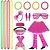 cheap Historical &amp; Vintage Costumes-Retro Vintage Disco 1980s Accessories Disco Women&#039;s Halloween Prom More Accessories