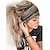 זול אביזרי עיצוב שיער-נשים גומי רחב כיסוי ראש רצועת ראש ספורט יוגה שיער