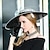 voordelige Hoeden &amp; Hoofdstukken-fascinators kentucky derby hoed vlas hoge hoed sinamay hoed bruiloft theekransje elegante bruiloft met veren bloemen hoofddeksel hoofddeksels