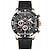 tanie Zegarki kwarcowe-Onola męski zegarek kwarcowy moda sportowa zegarek na co dzień świecący kalendarz wodoodporna dekoracja silikonowy zegarek