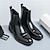 Χαμηλού Κόστους Ανδρικές Μπότες-Ανδρικά Γυναικεία Μπότες Μπότες Τσέλσι Casual Μπότες Μπότες μόδας Κλασσικό Καθημερινό Βρετανικό Καθημερινά Γραφείο &amp; Καριέρα PU Αυξανόμενο Ύψος Άνετο Αντιολισθητικό Μποτίνια Μοκασίνια Μαύρο Καφέ