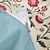 رخيصةأون تصميم حصري-طقم غطاء لحاف من الساتان القطني بنسبة 100% من إل تي هوم، طقم سرير فاخر ذو وجهين مكون من 300 خيط، طقم سرير من النخبة الزهرية